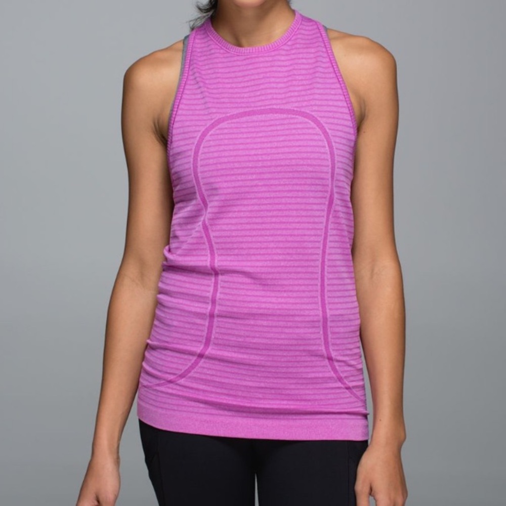 Lululemon Run Swiftly Tech Tank Top Heathered Ultra Violet